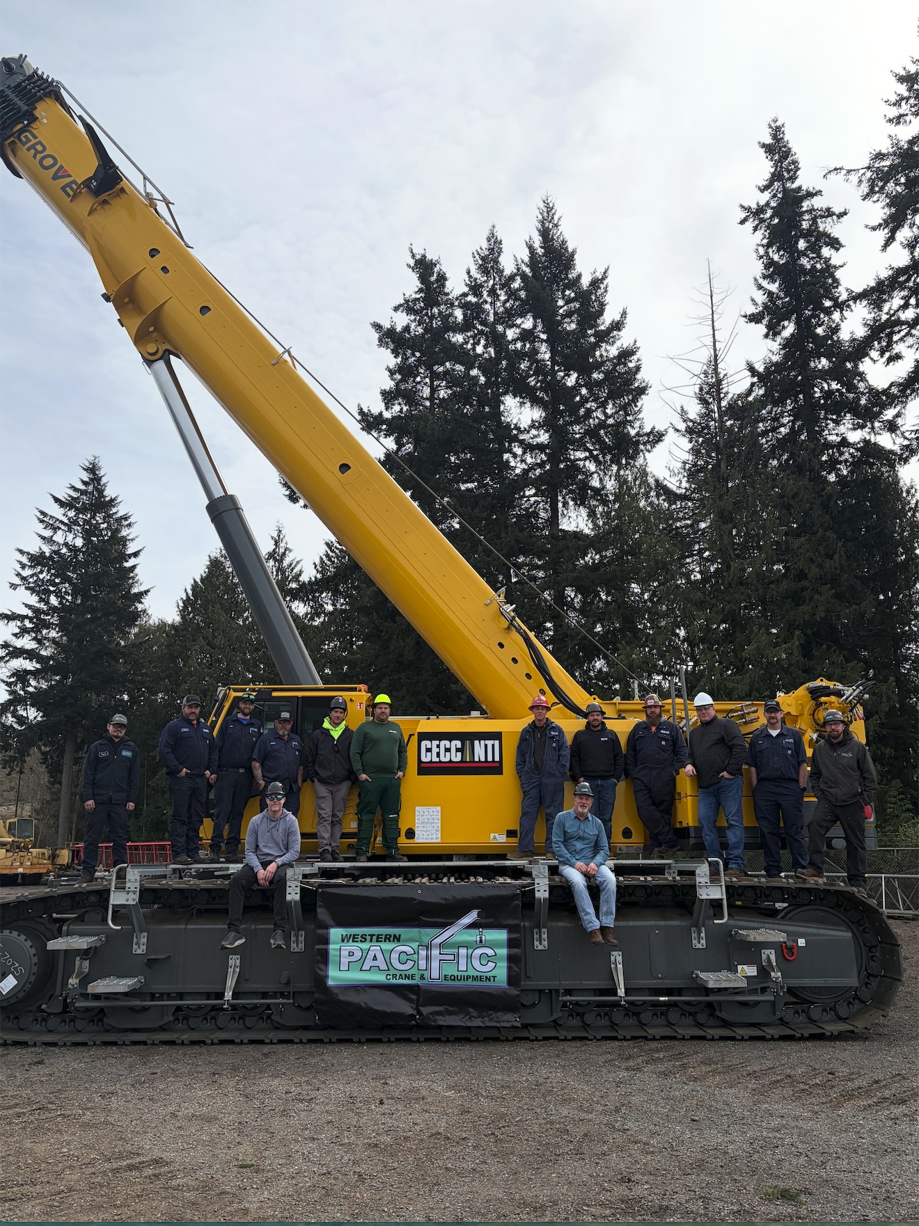 Western Pacific Crane & Equipment Facilitate First Delivery of Grove GHC220 to Ceccanti Inc.